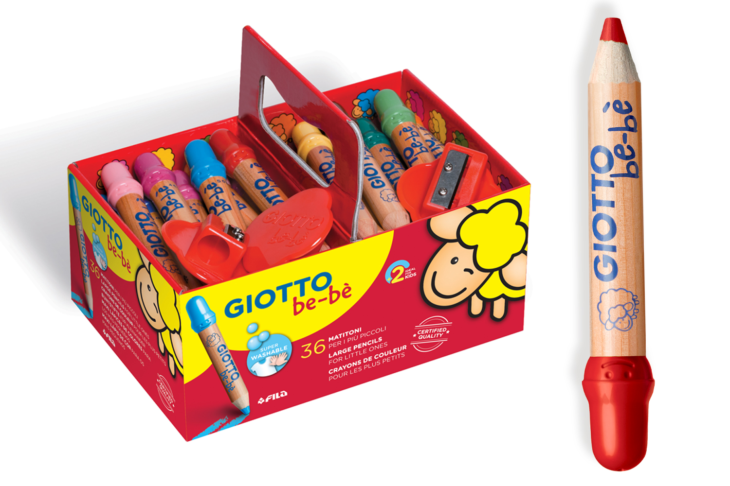 Kit Ma machine à pâte à modeler GIOTTO Bébé - Coffret pâte à