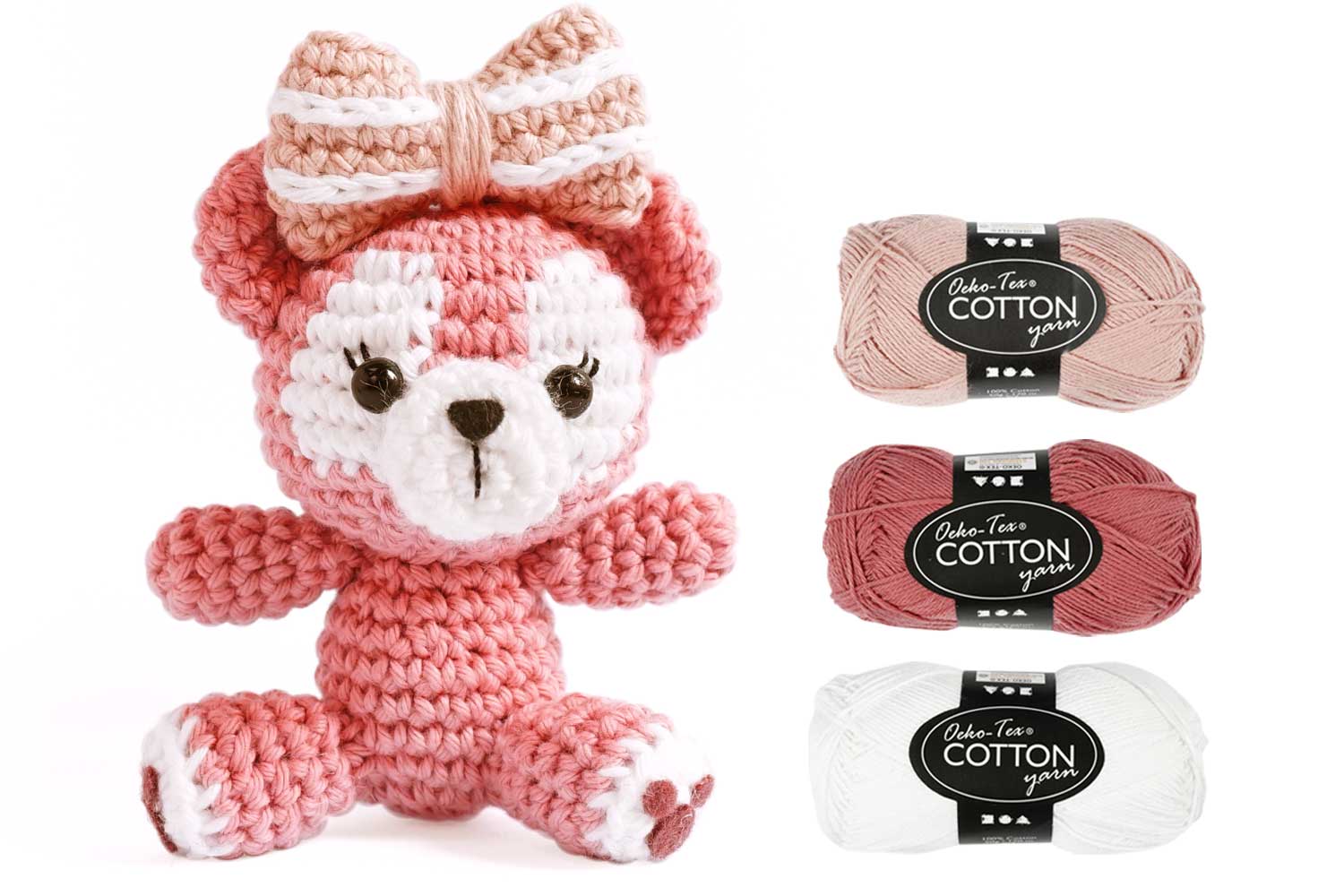 Pelote 100 gr de coton a crocheter coloris n°10