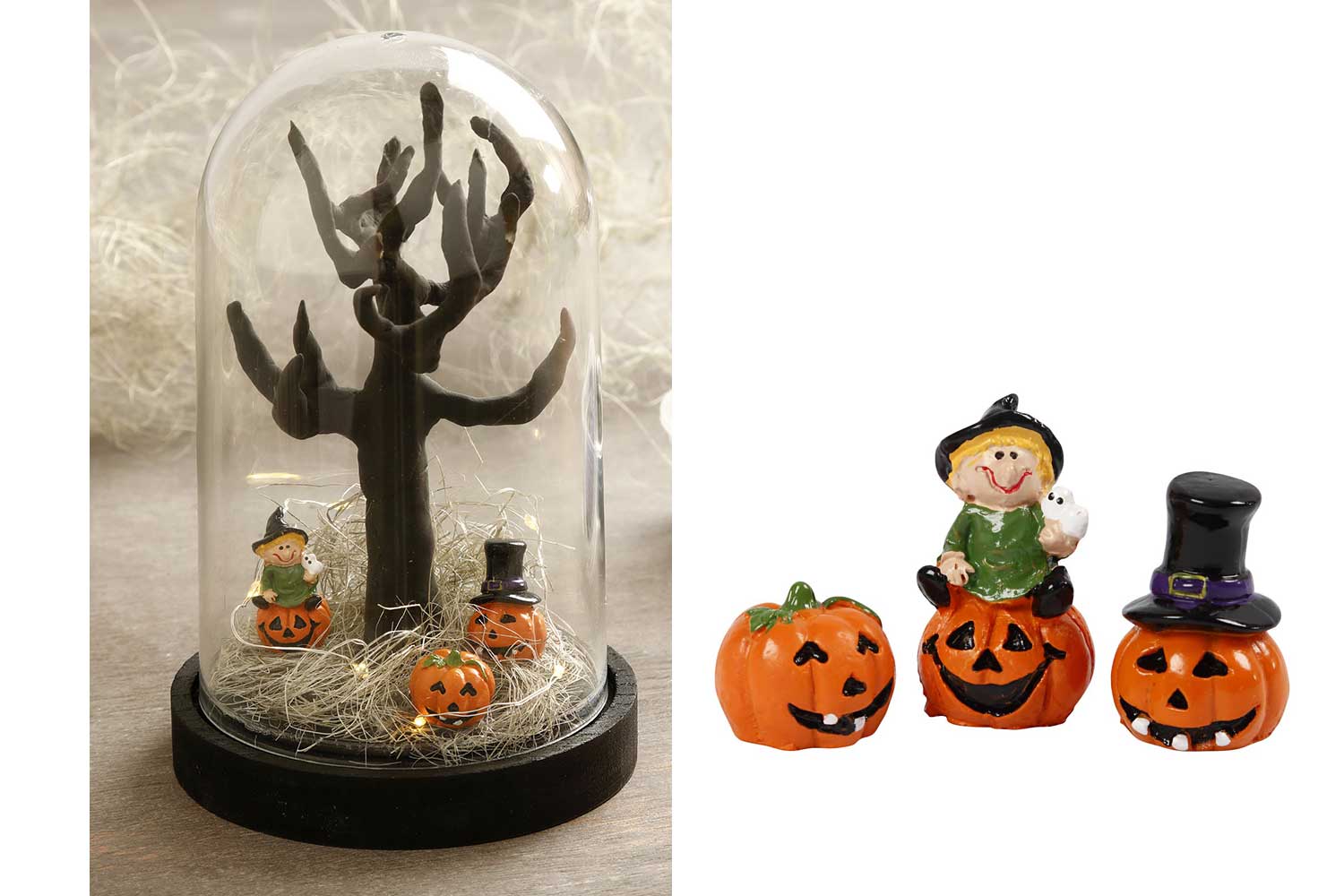 Figurines en résine Halloween - 3 pièces - Accessoires d'Halloween - 10  Doigts