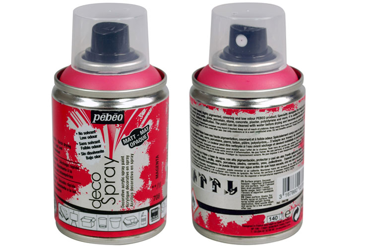 Set de bombe de peinture DecoSpray - Fête et paillettes - 100 ml - 5 + 1  gratuit