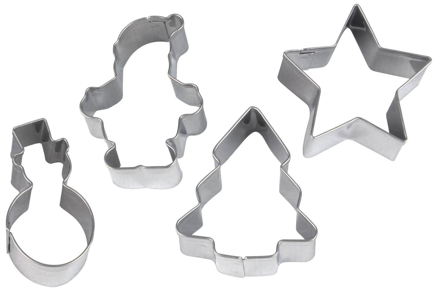 Emporte-pièces Noël - 4 formes assorties - Emporte-pièces - 10 Doigts