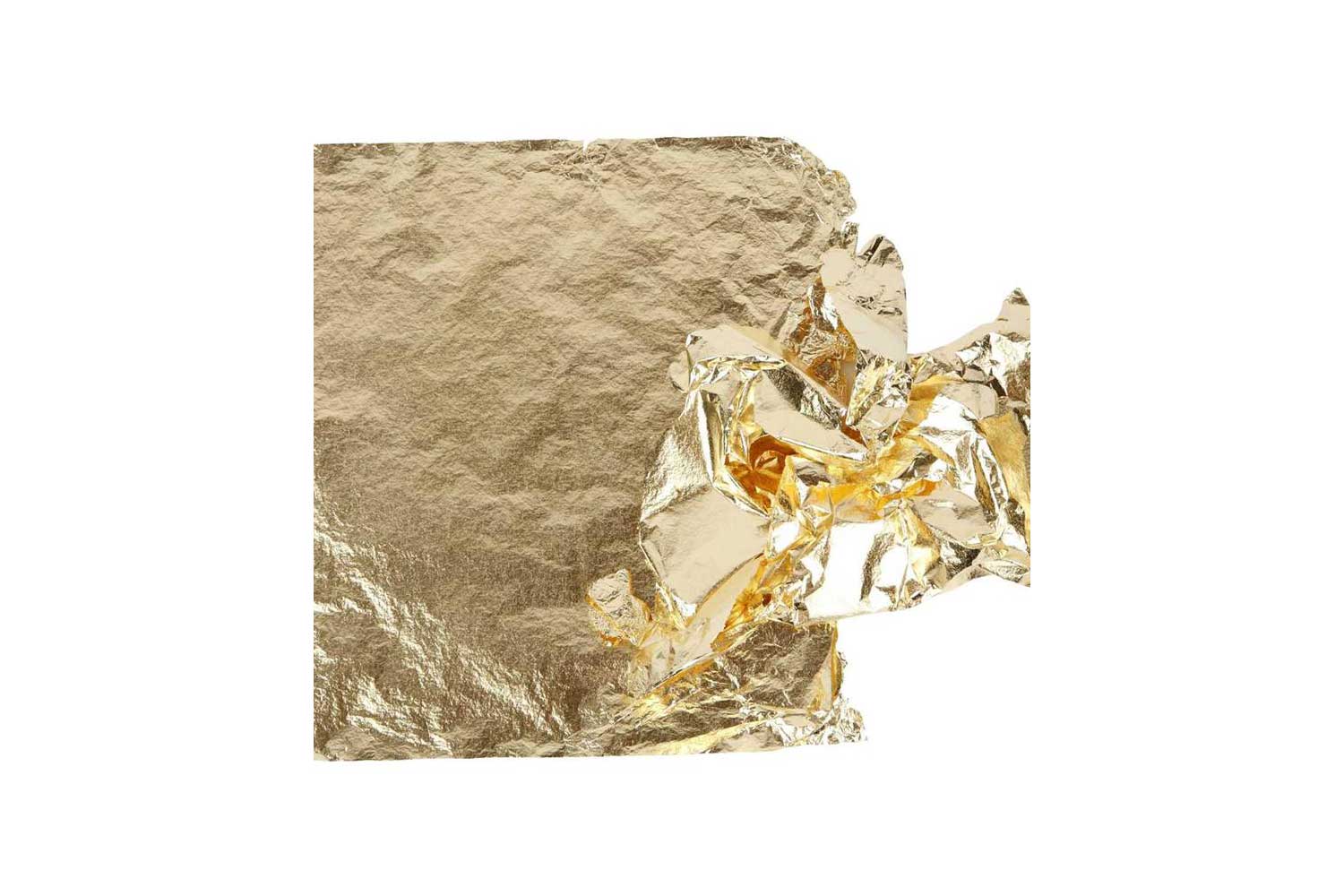 Feuilles métallisées or ou argent - 25 feuilles - Feuilles d'or et