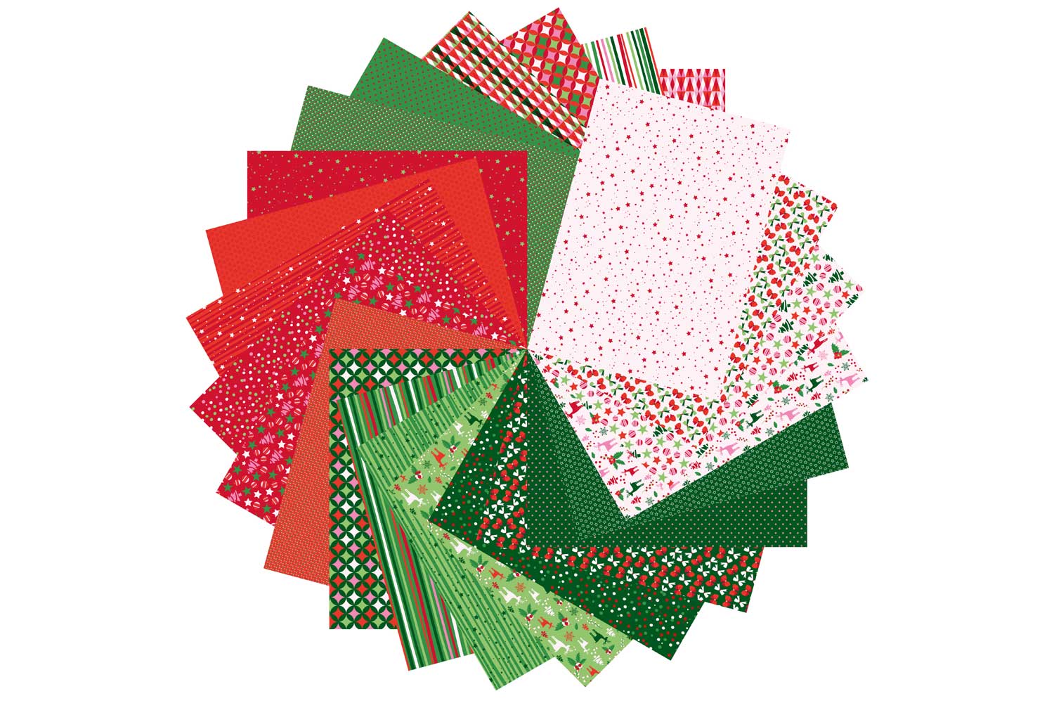 Papier glacé motifs de Noël - 96 feuilles - Thème Noël - 10 Doigts