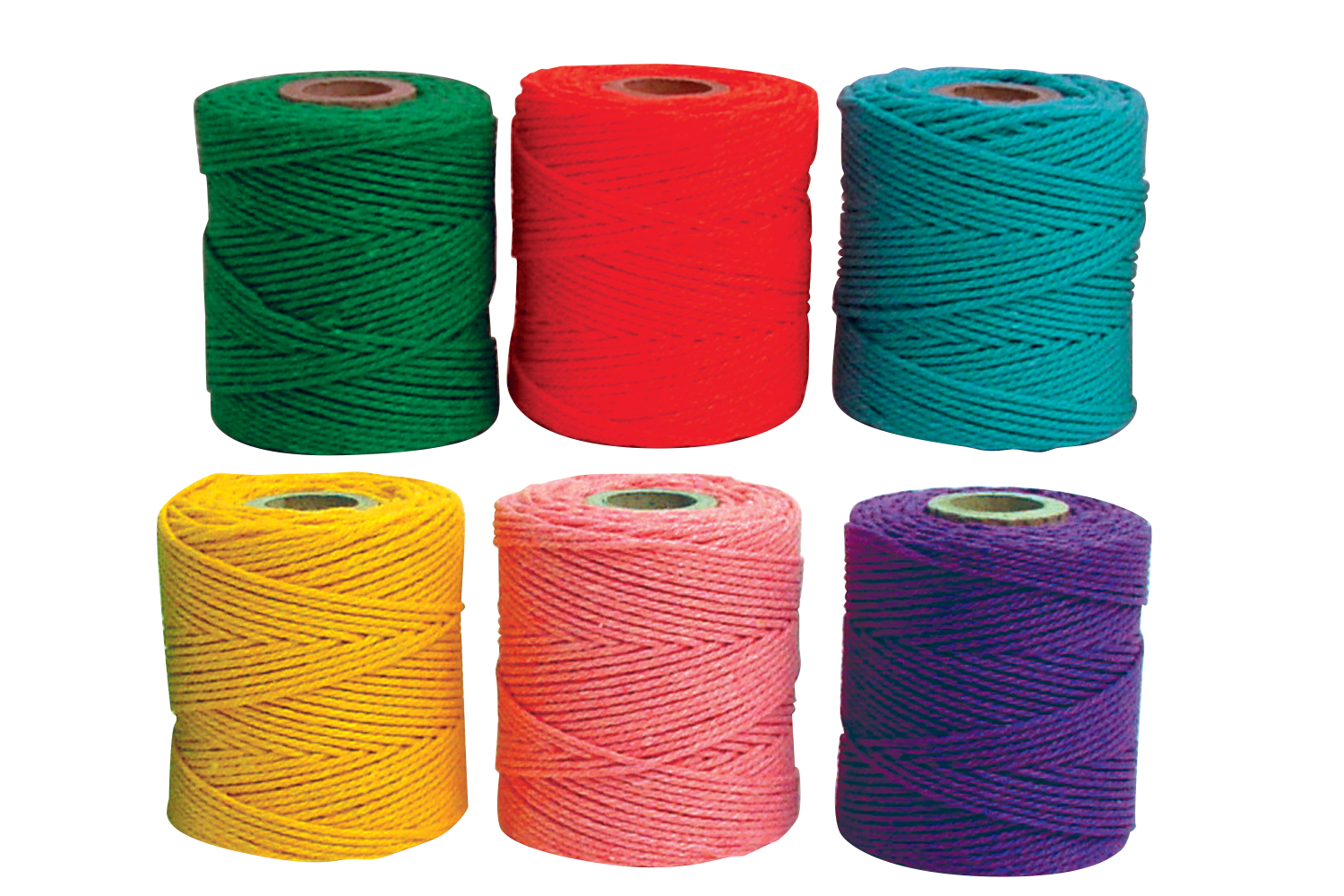 Fils colorés 100% coton - 28 mètres - Fil coton, échevette - 10 Doigts