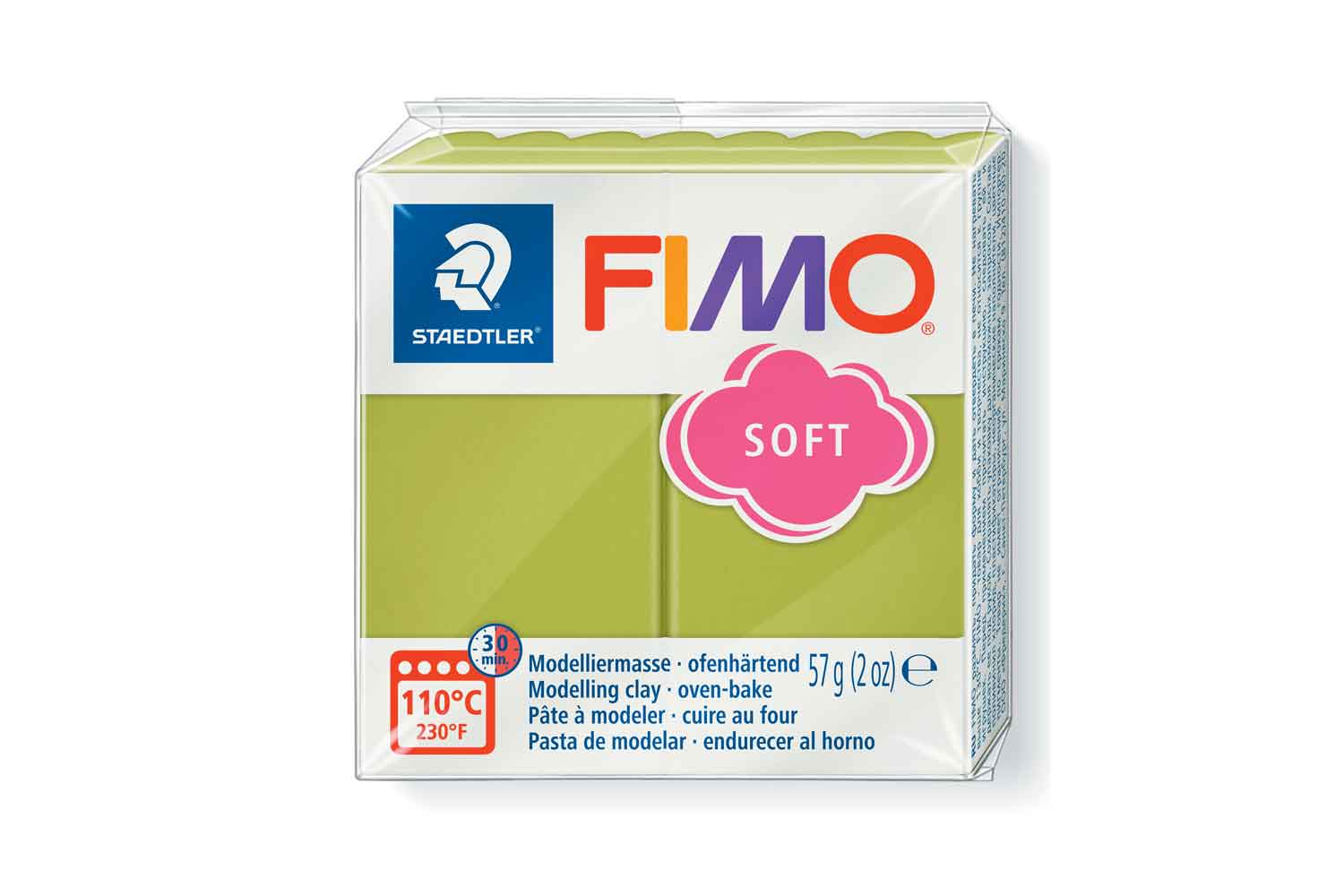 FIMO Soft - Blanc (0) - Pâtes Fimo Soft - 10 Doigts
