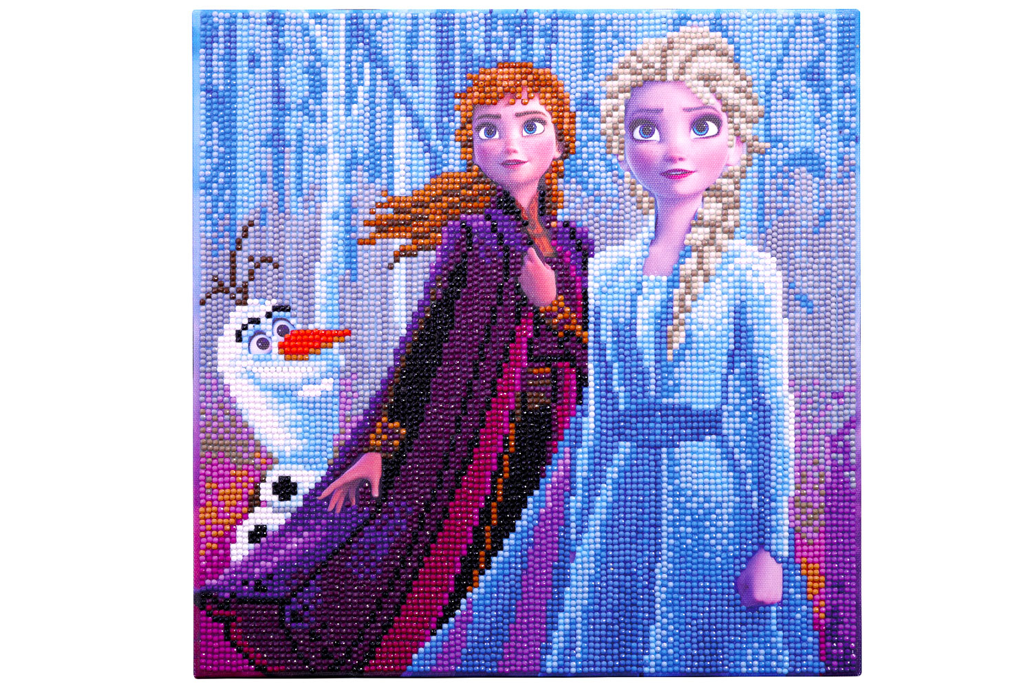 Kit Diamond painting Disney Reine des Neiges 57 cm X 80 cm.