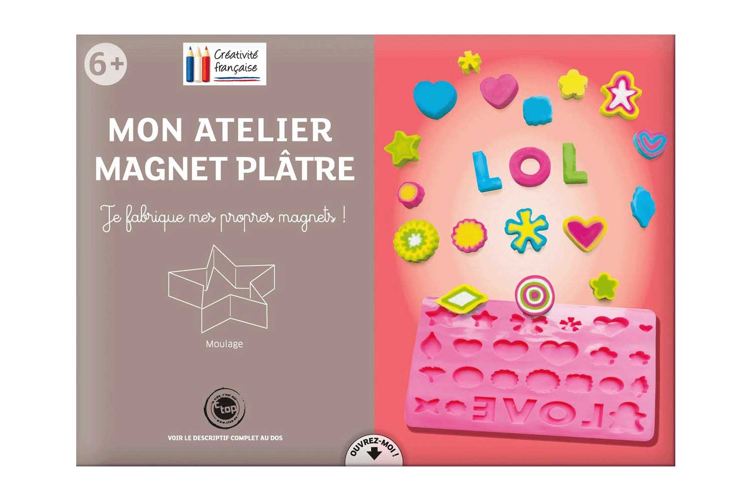 Kit magnétique de haute qualité de peinture de réfrigérateur Grand cadeau  multicolore pratique
