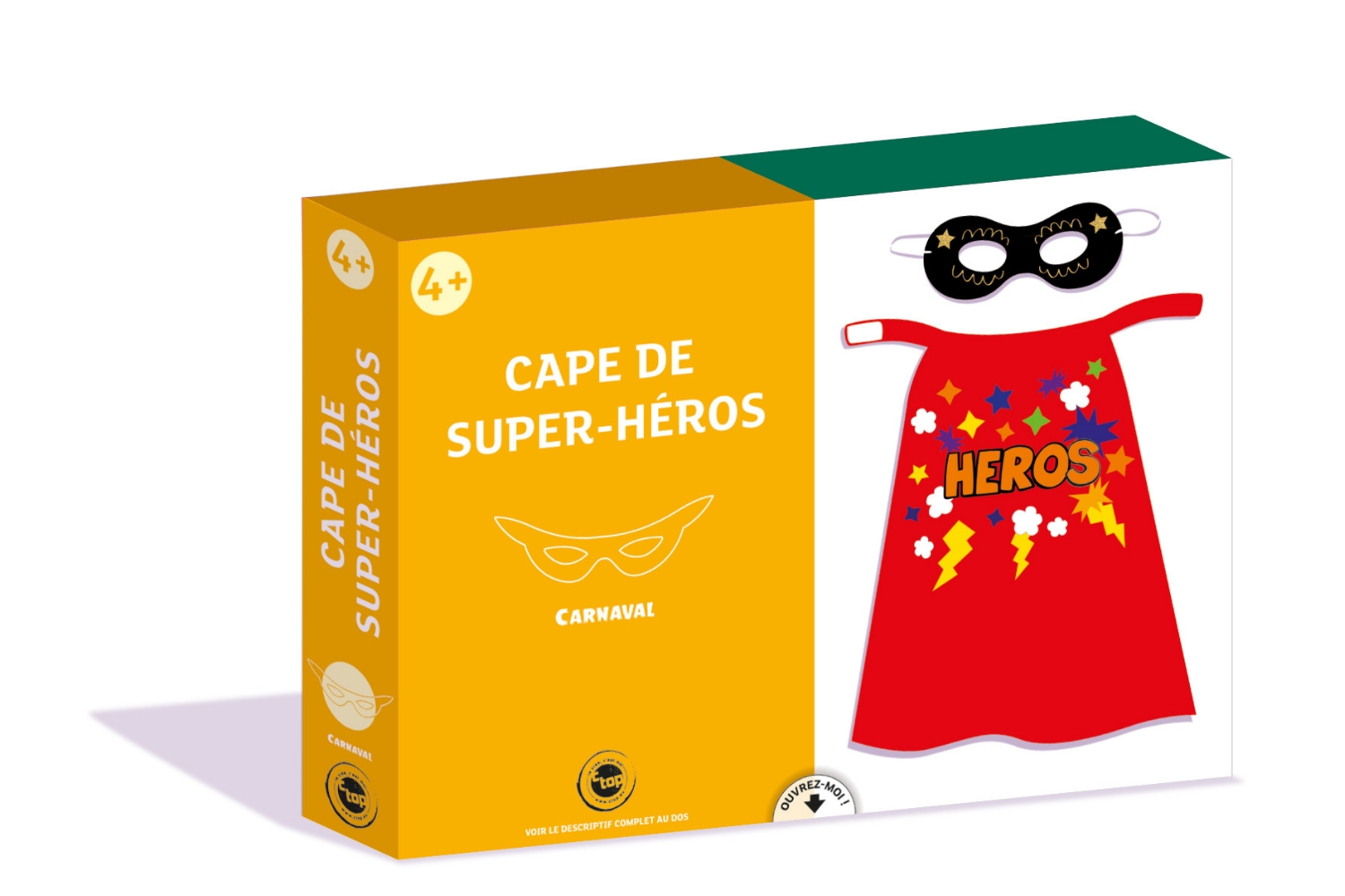 Cadeau - Kit déguisement super-héros - Deguisement super heros