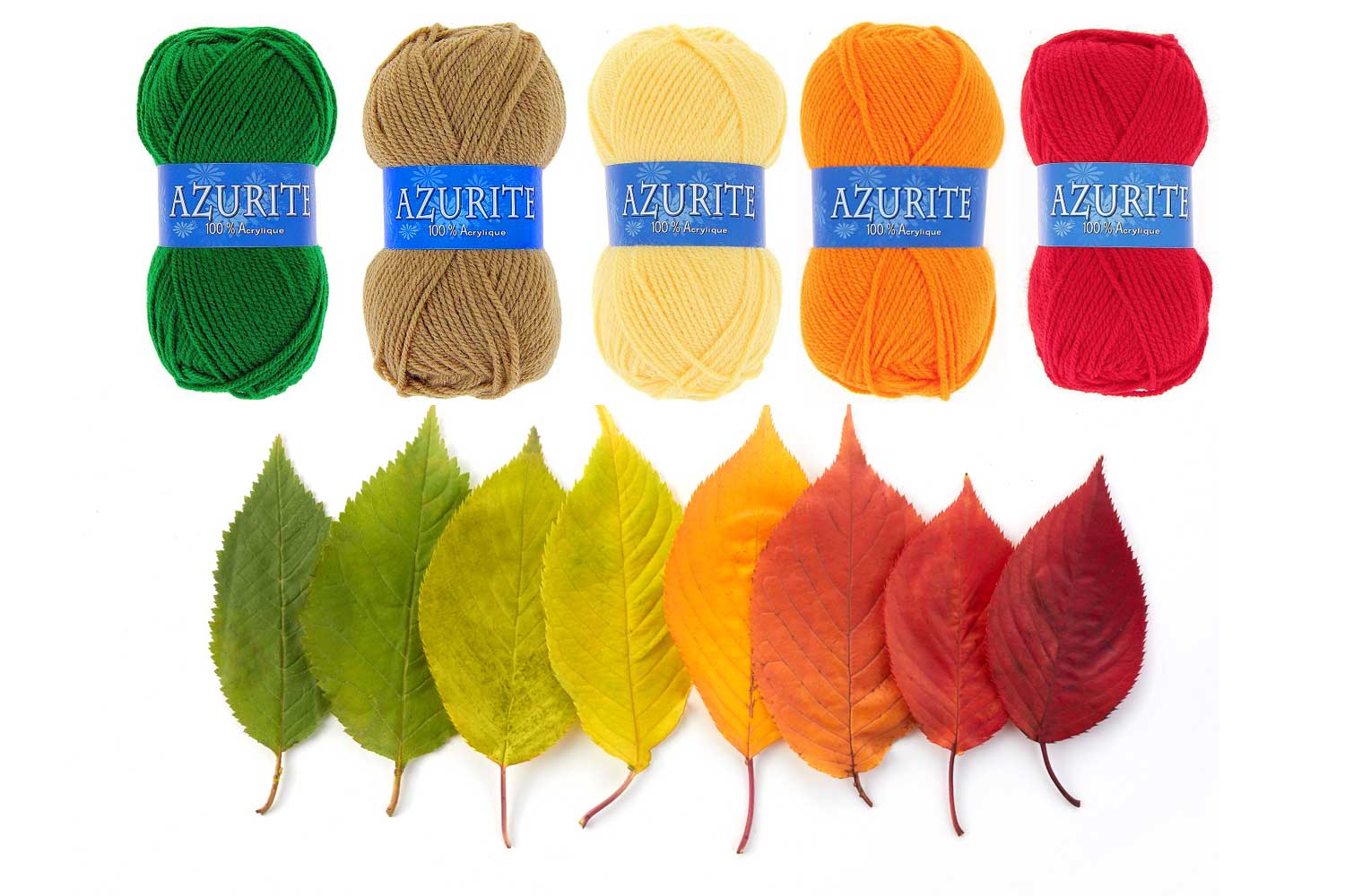 Fil à tricoter - Couleurs d'automne - Tricot, Laine - 10 Doigts
