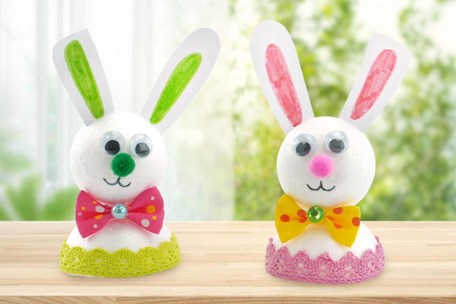 Les petits lapins blancs