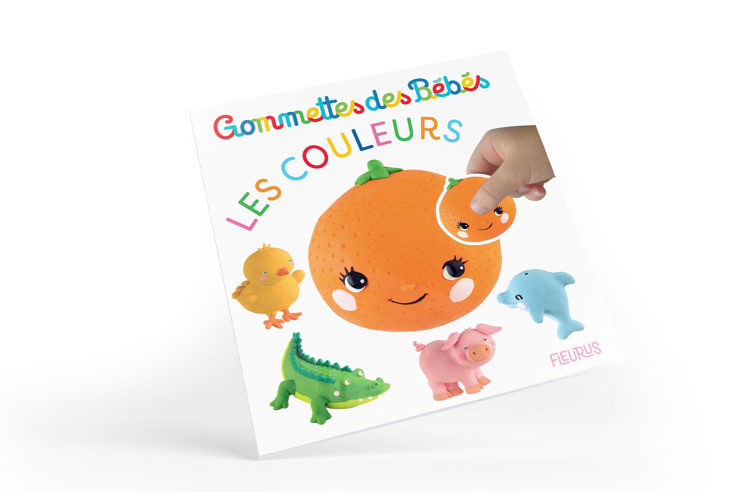 Livre : gommettes bébé - les couleurs, les fruits - Gommettes Pédagogiques  - 10 Doigts