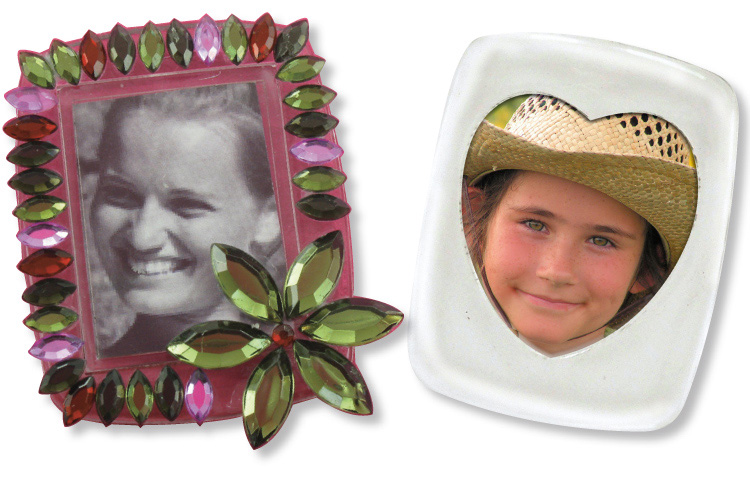 Magnets en plastique transparent