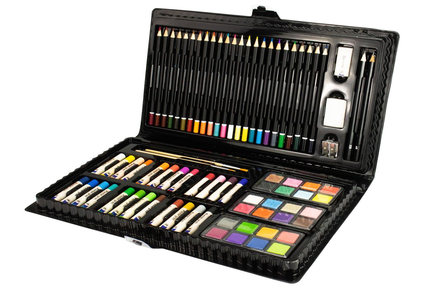 Mallette d'artiste pour débutant - Crayons cire - 10 Doigts