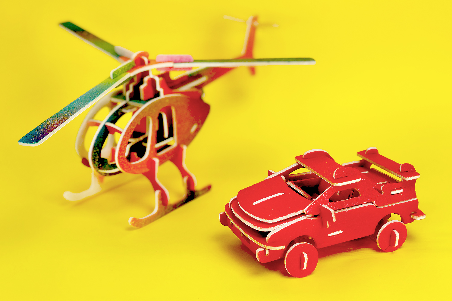 Hélicoptère à assembler pour enfant