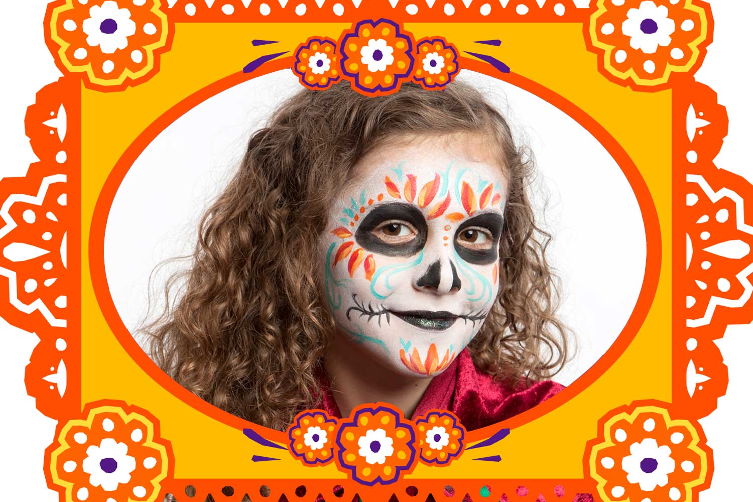 Maquillage tête de mort "Calaveras"