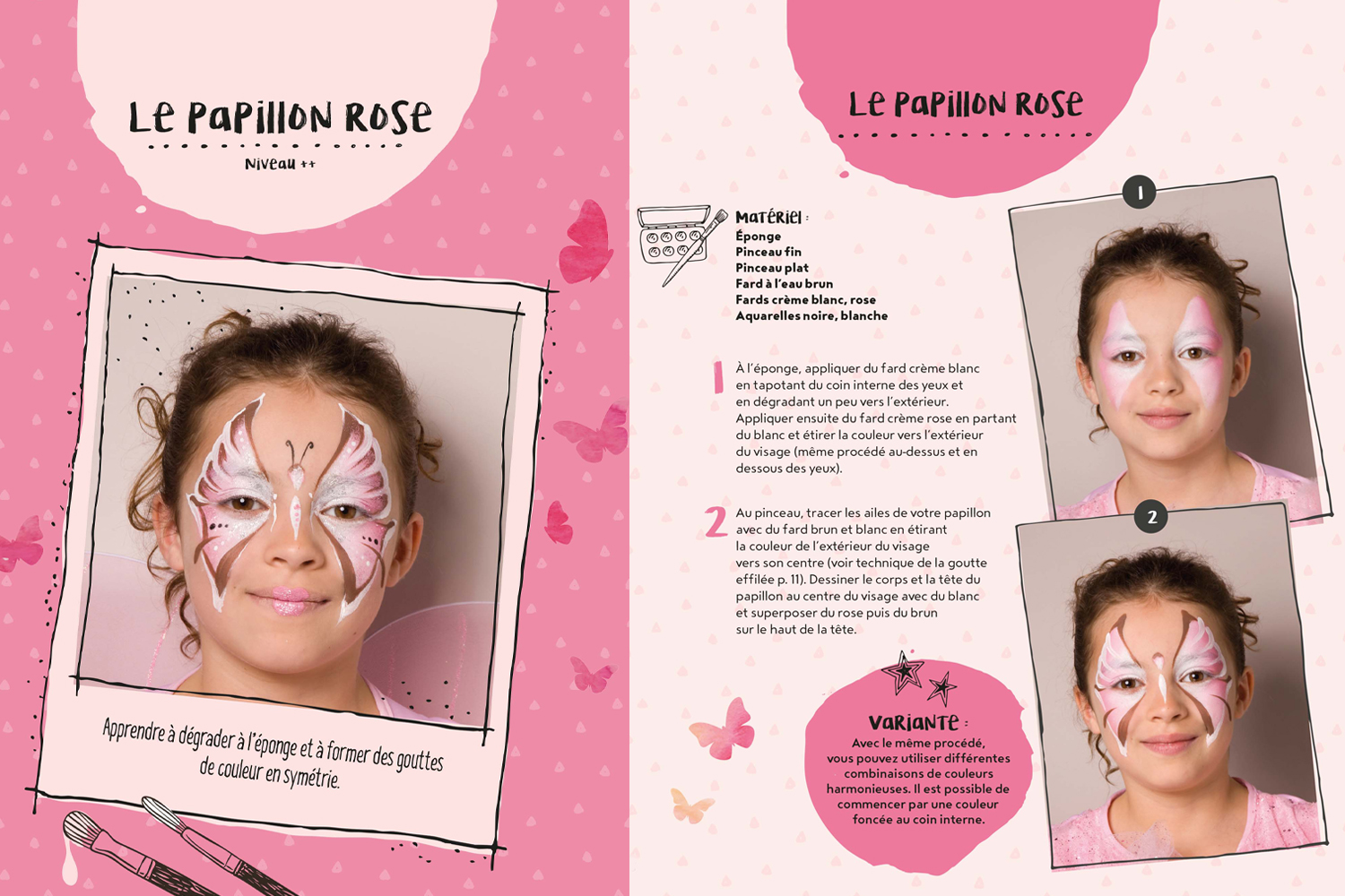 Maquillage princesse visage enfant 3 ans +