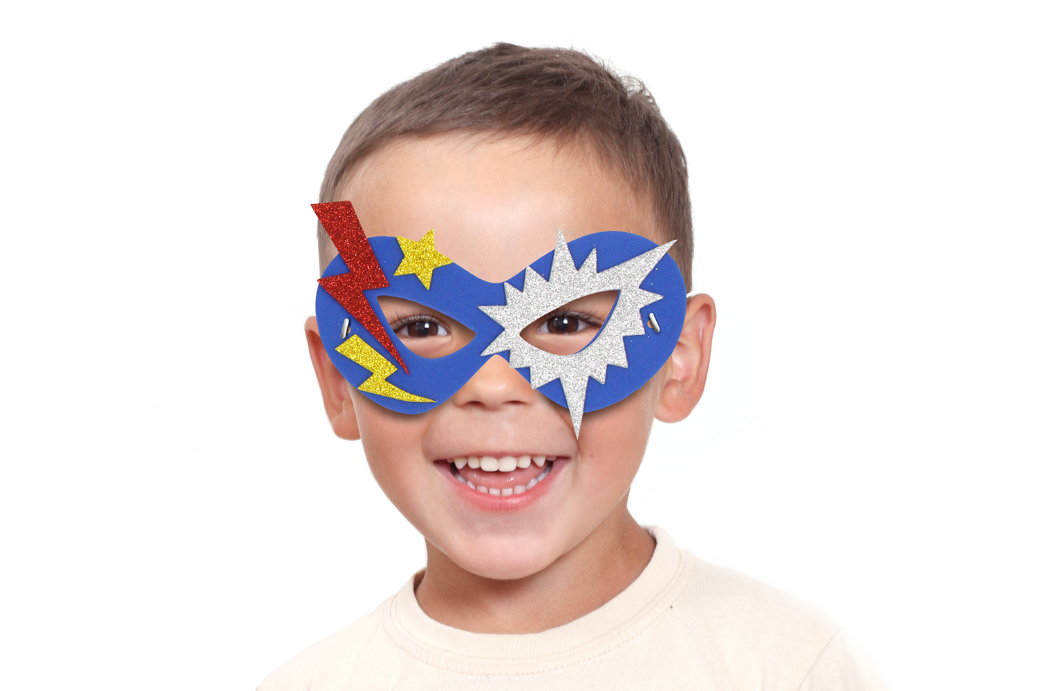 4 Masques Super-Héros à décorer - MyPartyKidz
