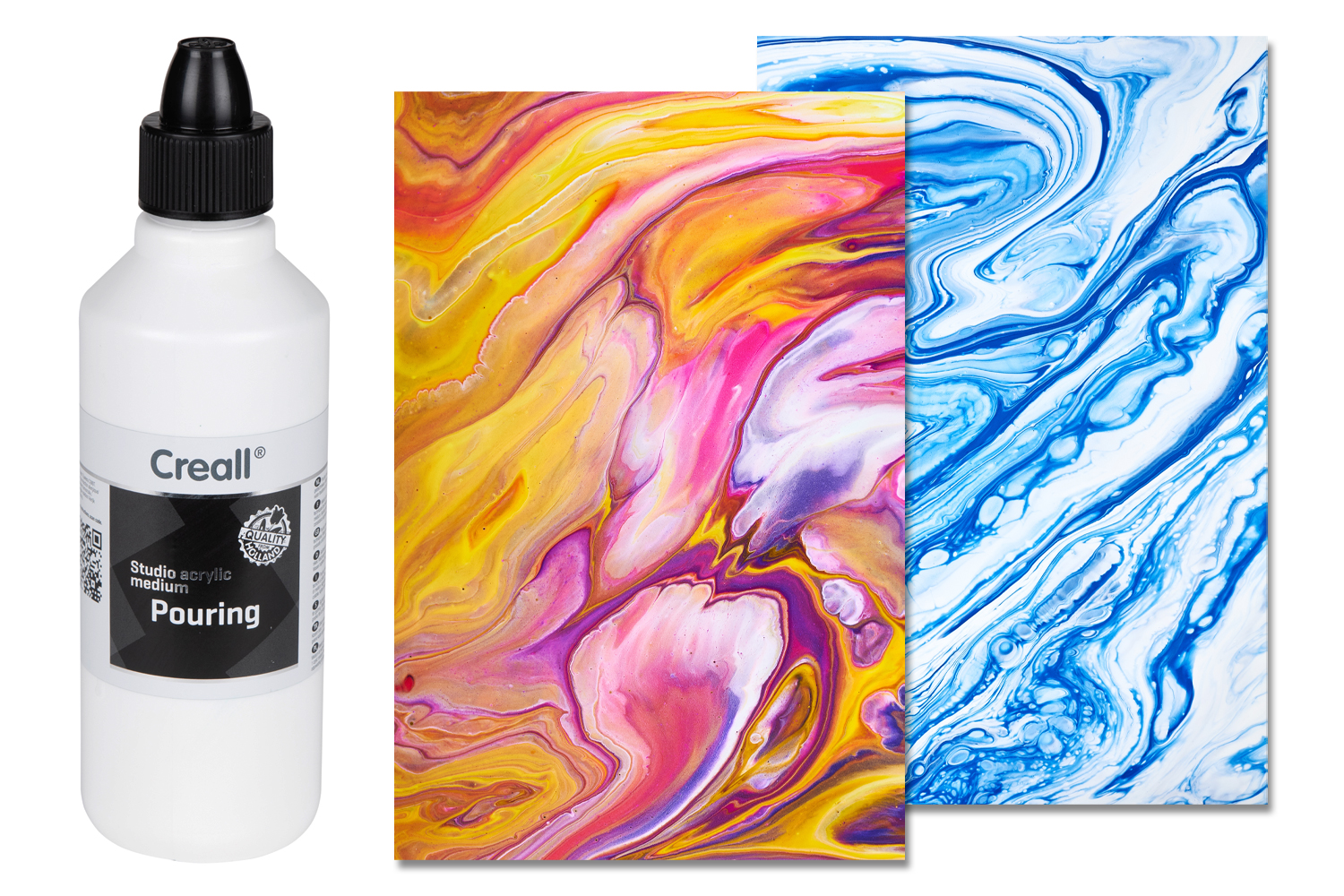 Médium de lissage - Pouring medium 500 ml - Peinture marbling - 10 Doigts