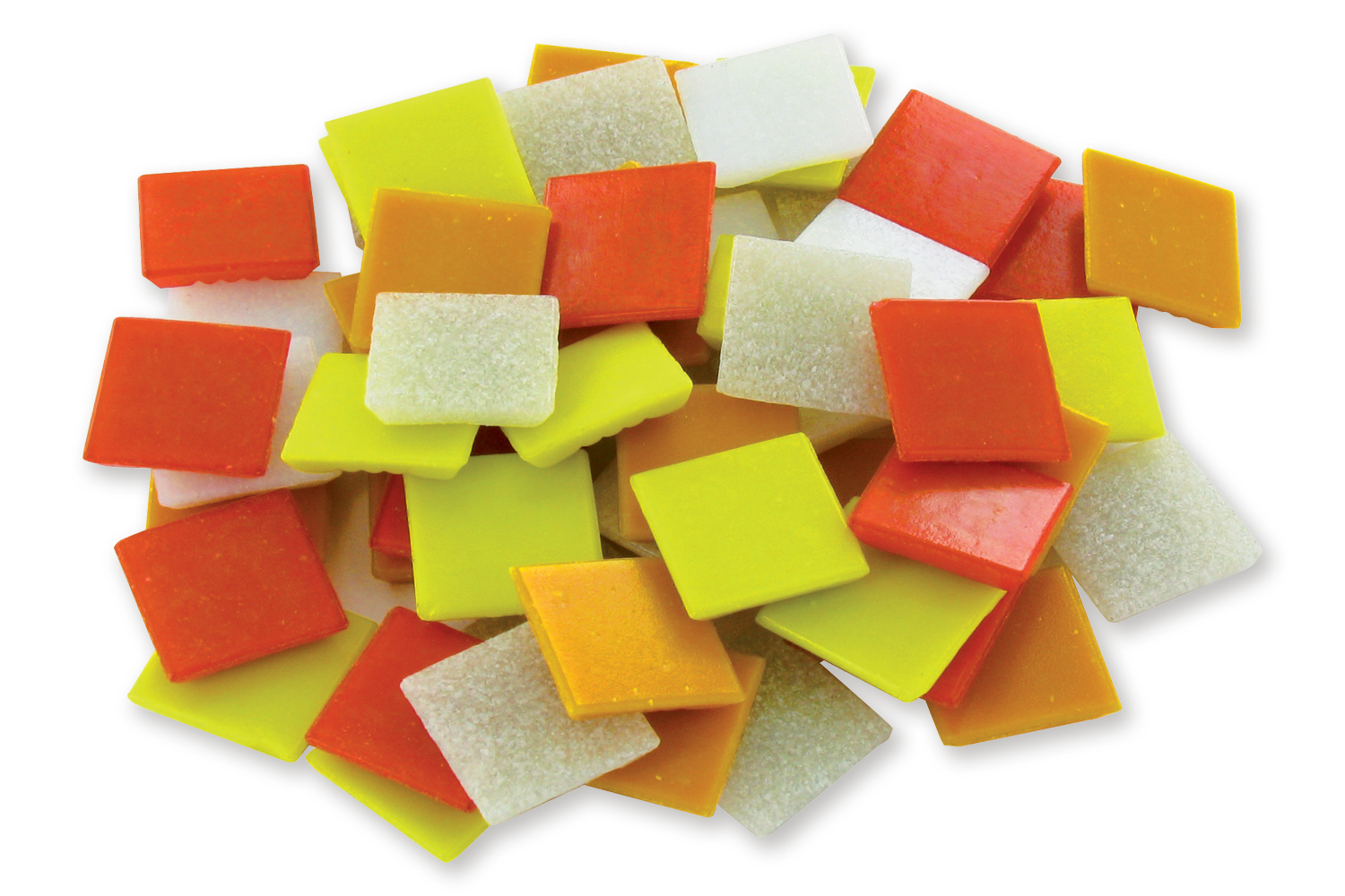 90 carré de pâtes pastilles adhésives orange repositionnables