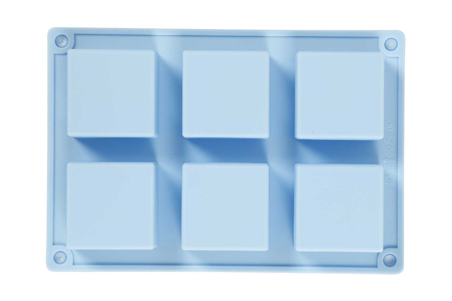 Moule en silicone 6,5cm x 6,5cm - Cube carré