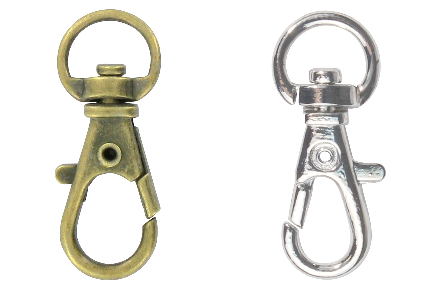 Lot De 60 Mousquetons Et Anneaux Porte-clés Dorés - Pour DIY, Sacs, Clés
