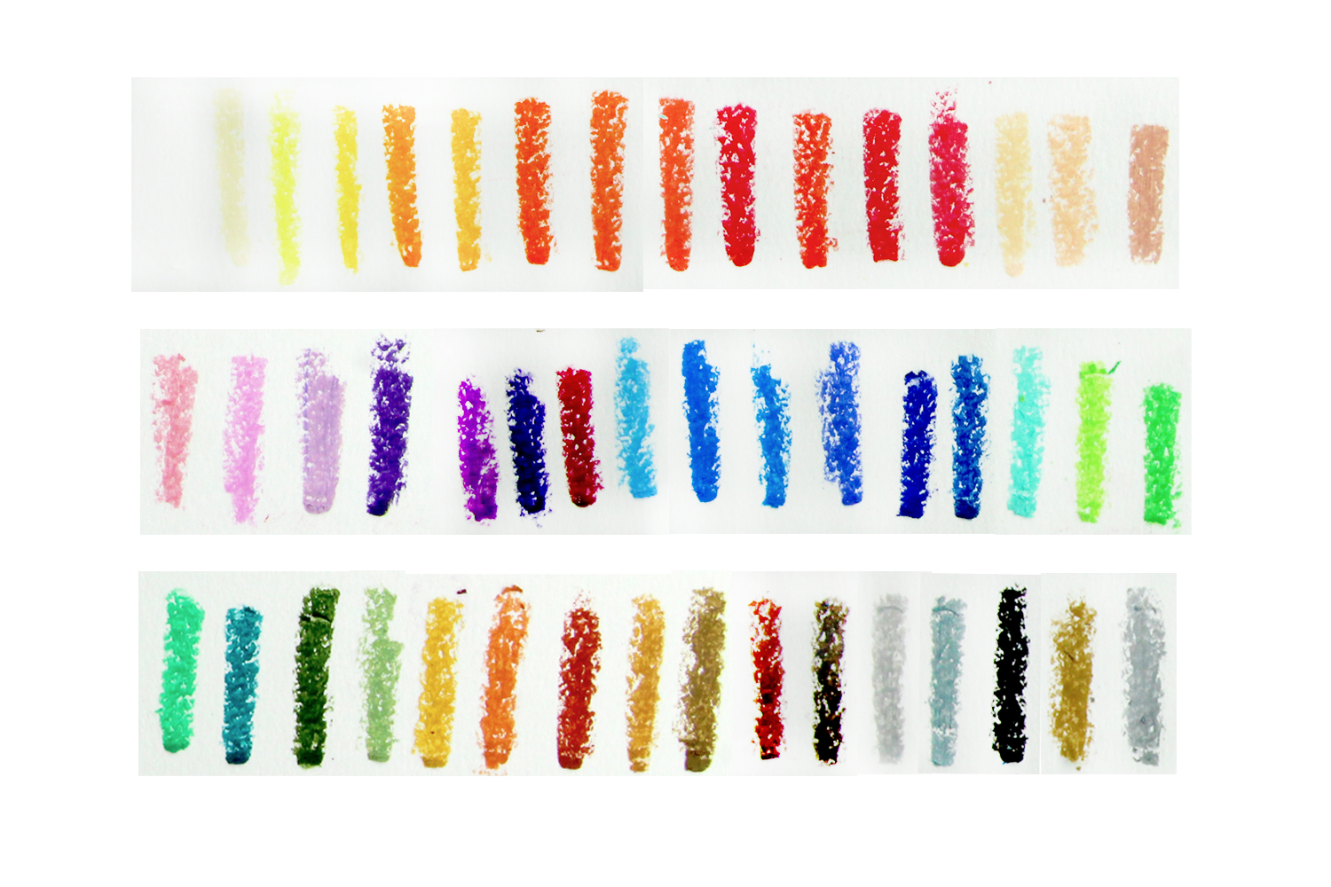 Boîte de pastels gras à l'huile assortis- 7 mm - Activités & Loisirs