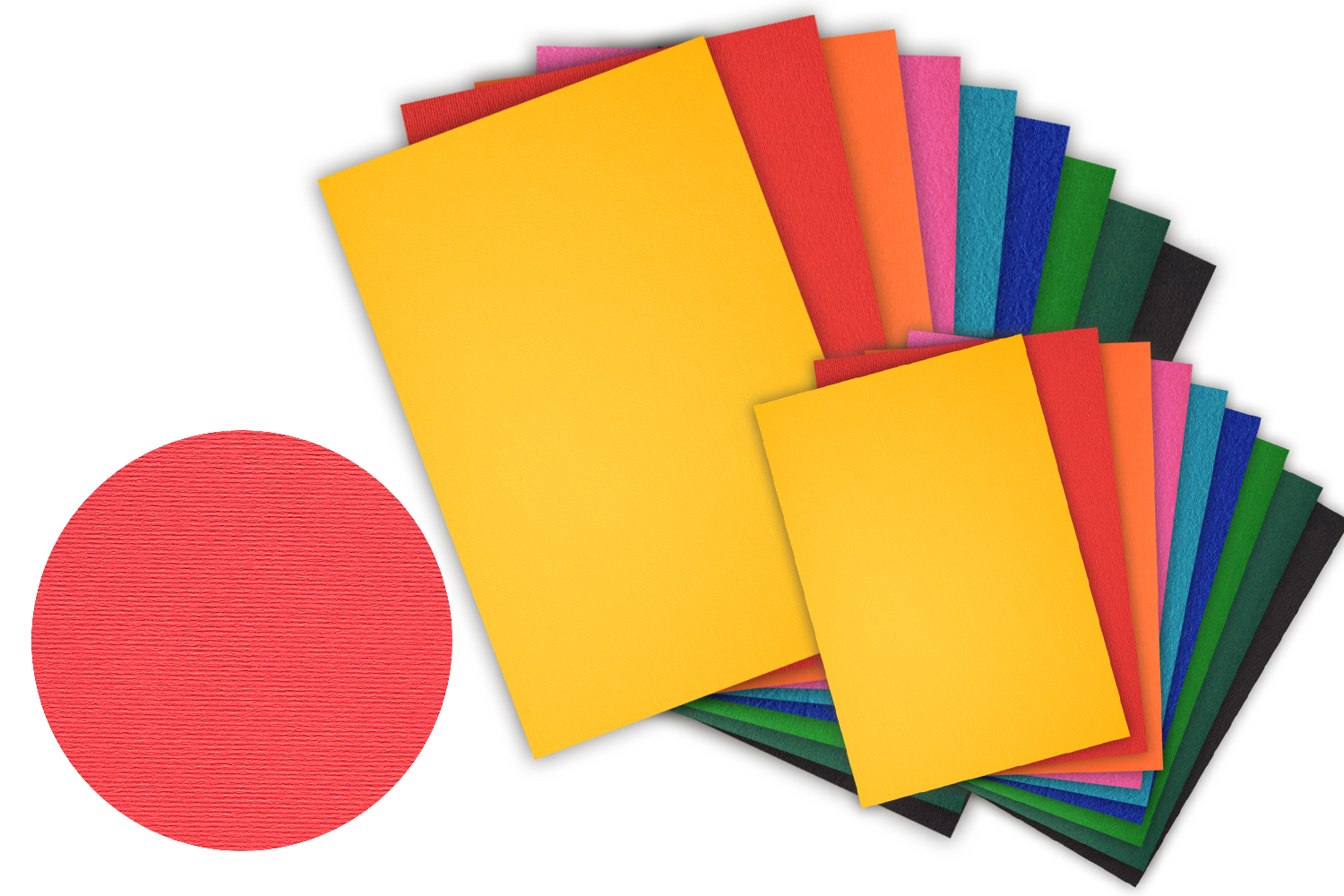 Kit papier transparent - Feuilles multicolores - 10 pcs - Papier couleur -  Creavea