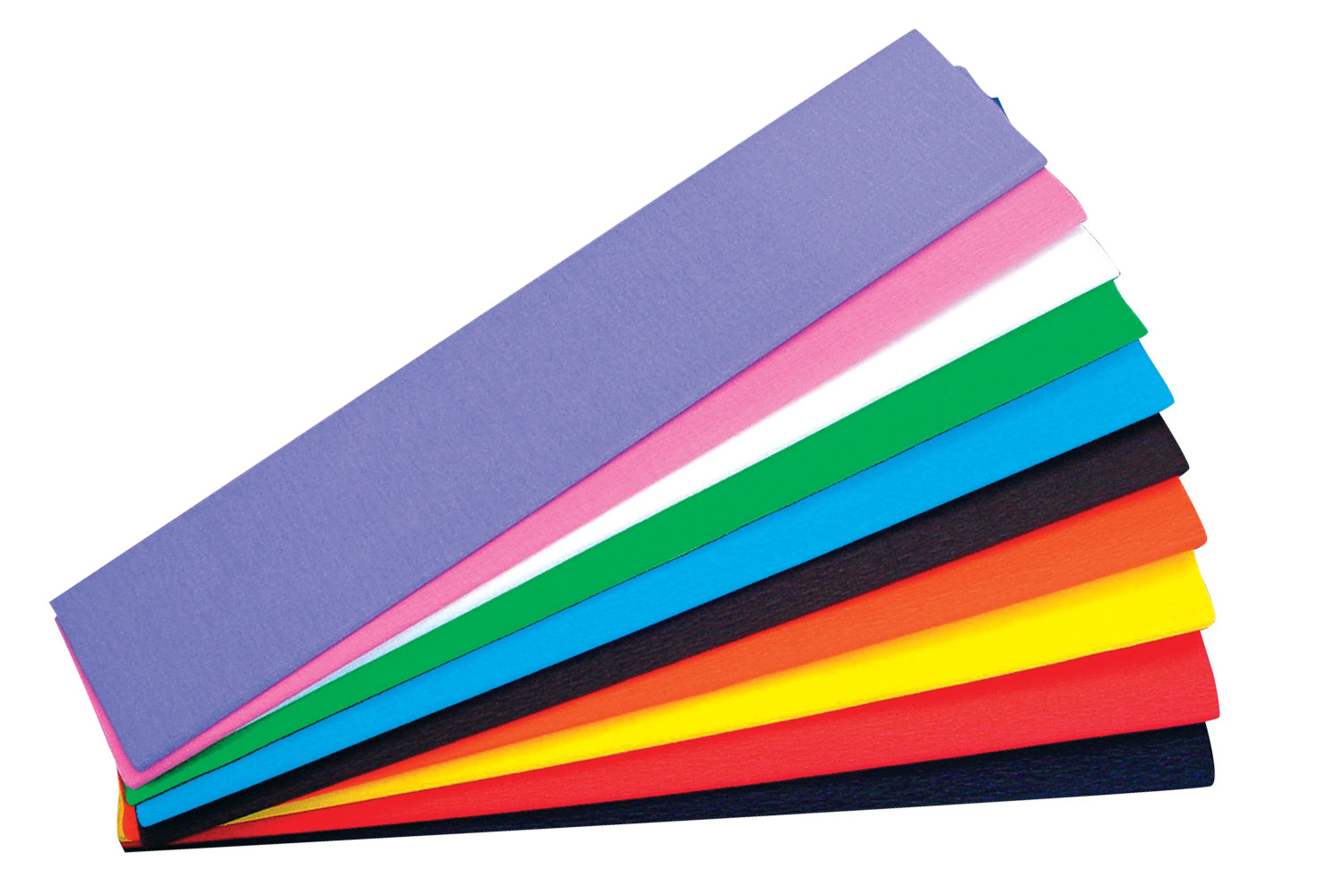 Feuilles de papier crépon, 10 couleurs assorties - Papiers de crépon - 10  Doigts