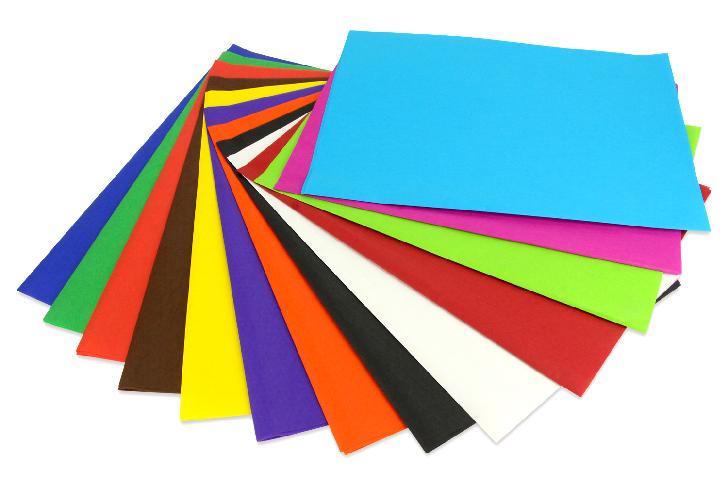 Papiers de soie couleurs vives assorties - 26 feuilles - Papiers colorés -  10 Doigts