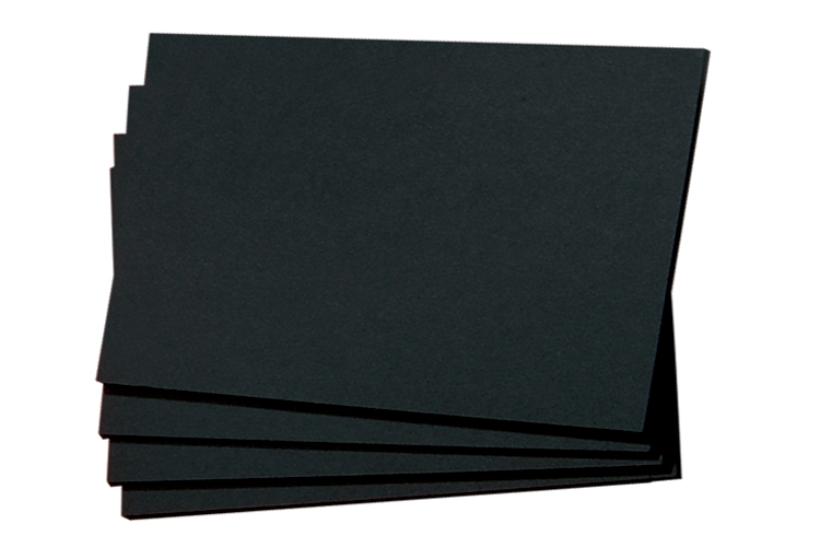 Artoz Carte vierge 1001, A5, 5 feuilles, noir
