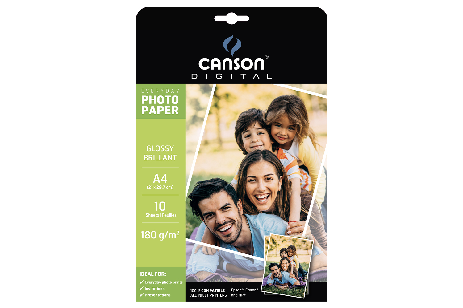 Papier photo Canson (Format A4) 10 feuilles Albums photos,