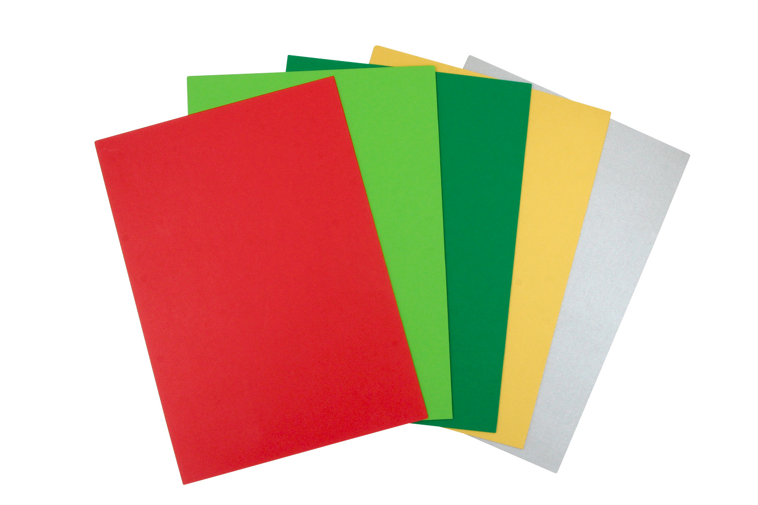 Papiers aux couleurs de Noël - 50 feuilles - Papiers Unis - 10 Doigts