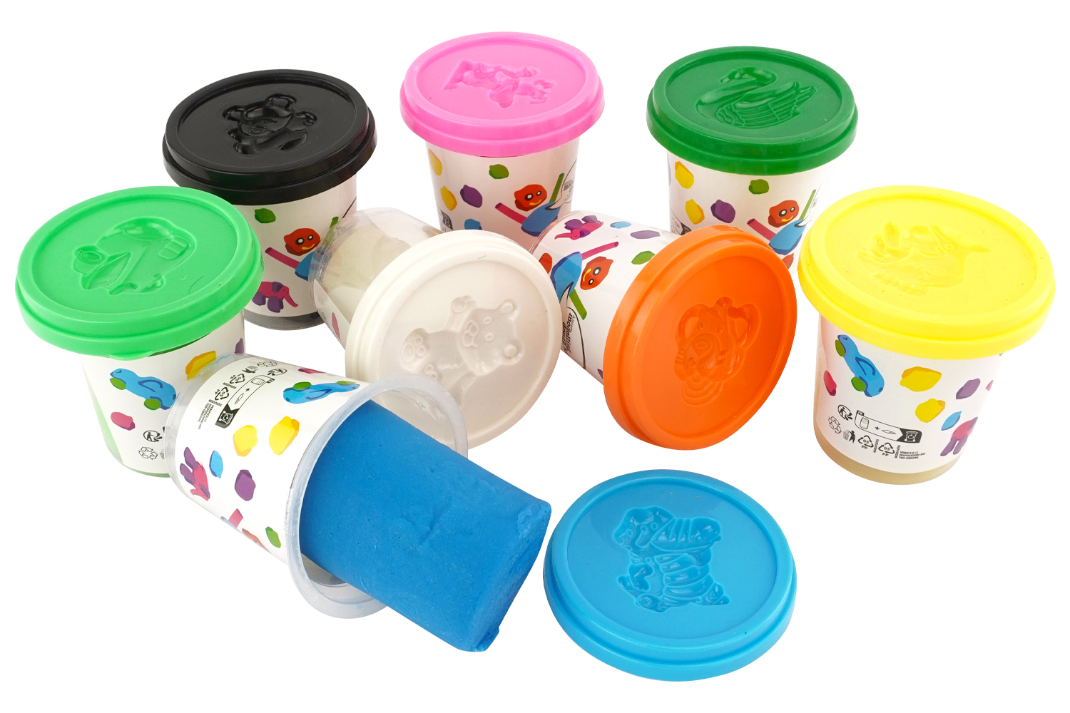 Set Pâte à Modeler 52 Pièces Pour Enfants - 12 Pots, Outils, Tablier, à Partir De 3 Ans
