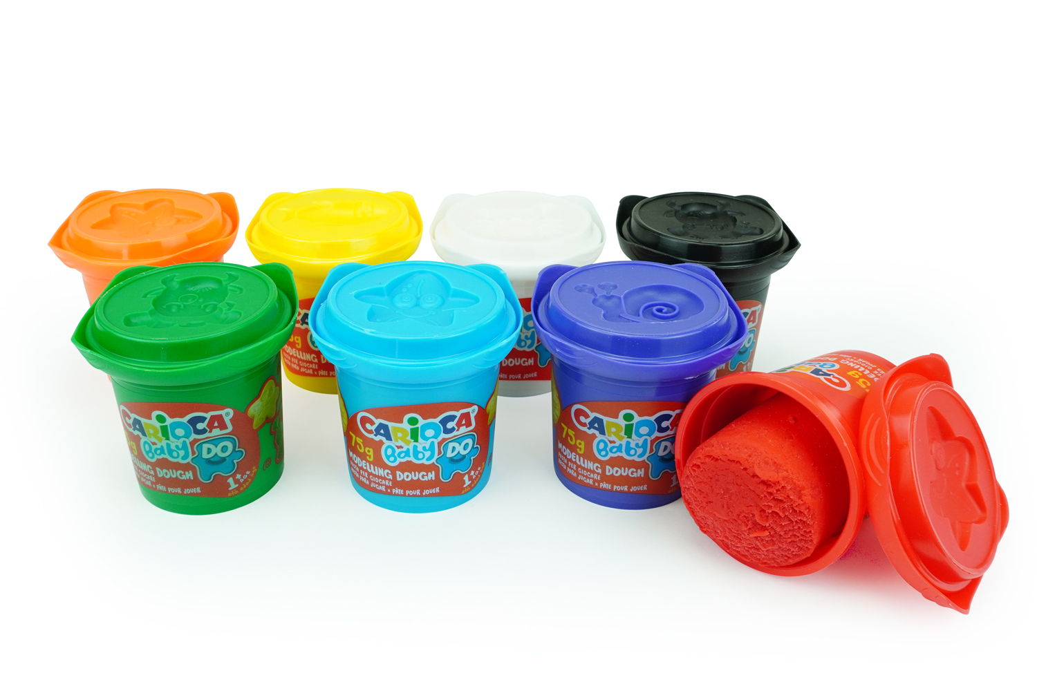 Pâte A Modeler Soft Dough - Jovi - 3 Pots pas cher