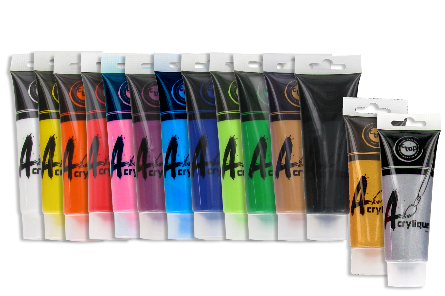 Peinture acrylique Noir - 82 ml