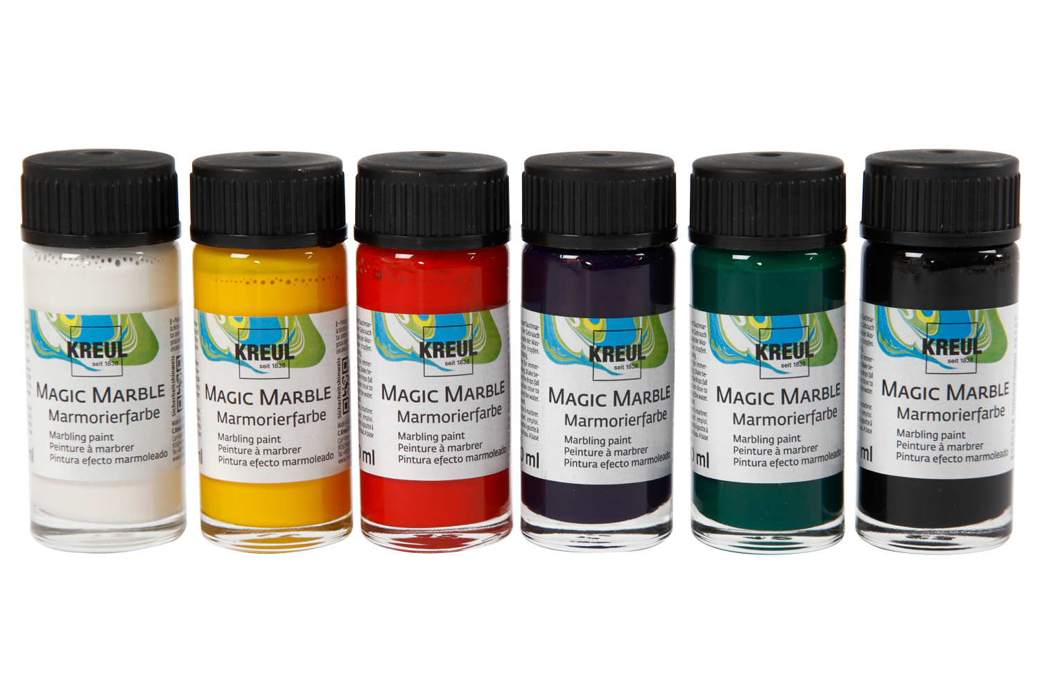 Marqueurs peinture acrylique - 6 couleurs - Marqueur peinture - 10 Doigts