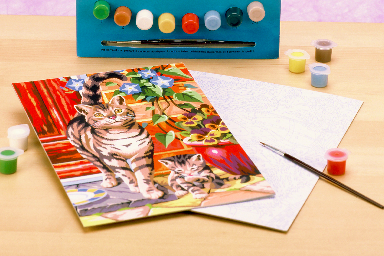Peinture Au Numero Chats Set De 2 Tableaux Peinture Par Numeros 10 Doigts Peinture Au Numero Chats Set De 2 Tableaux Peinture Par Numeros 10 Doigts