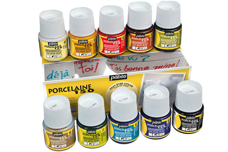 Peinture pour porcelaine - 20 ml, or métallisé