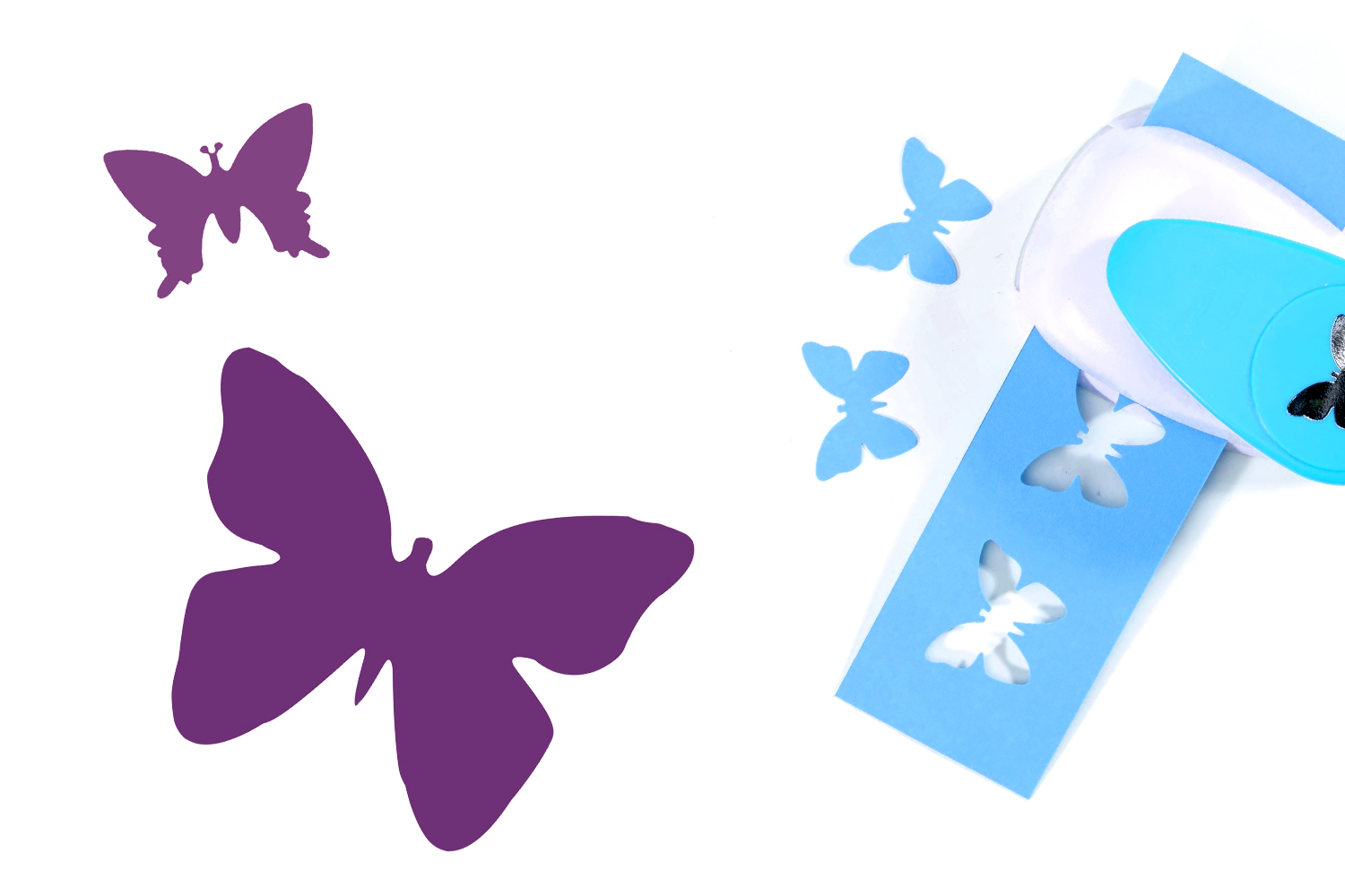 Perforatrices Theme Papillons Perforatrices Fantaisies 10 Doigts