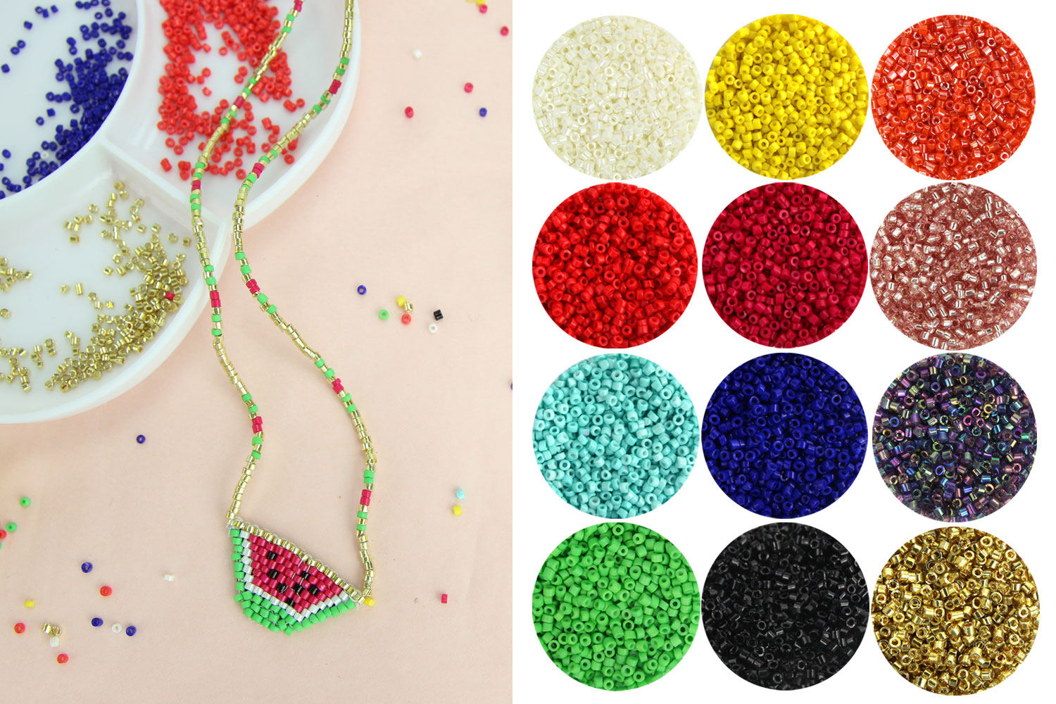 Sachet de 100 perles à repasser multicolores opaques - Centrakor