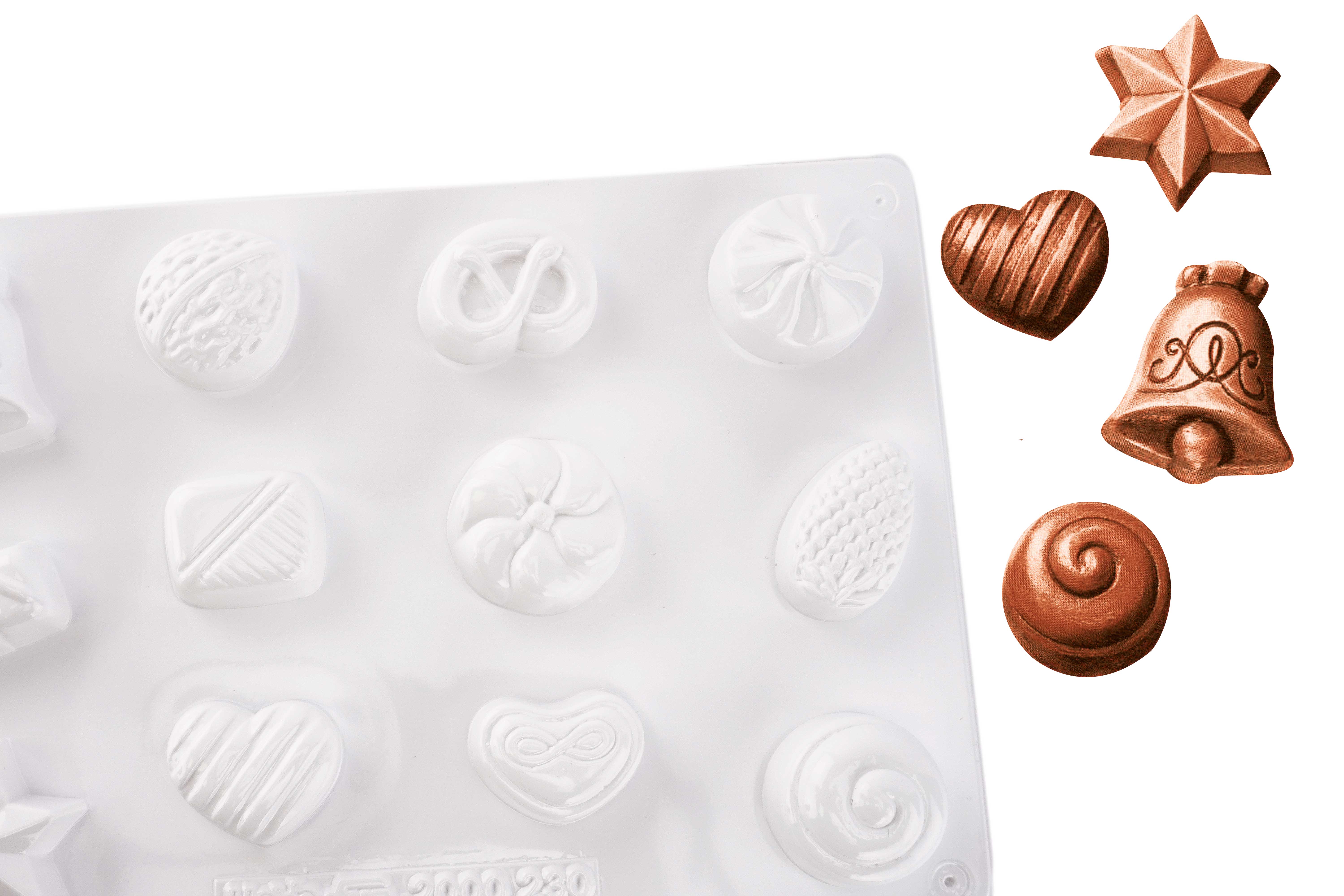 Moule 3D en Mousse de Silicone pour pommes, moules pour chocolats