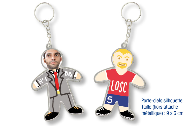 Porte-clefs silhouette - Fête des Pères - 10 Doigts