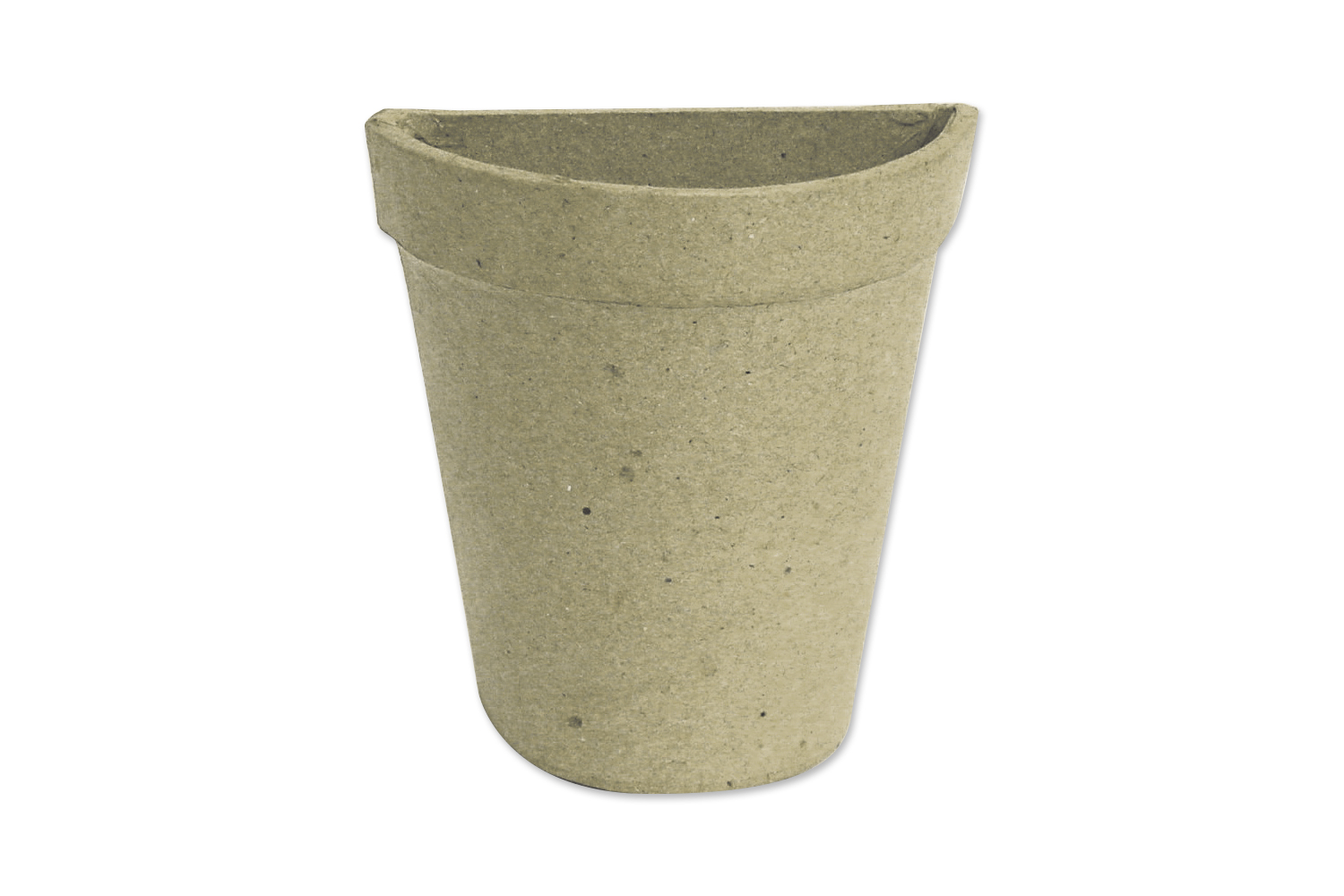 Pot de fleurs en carton blanc à décorer (Lot de 10)