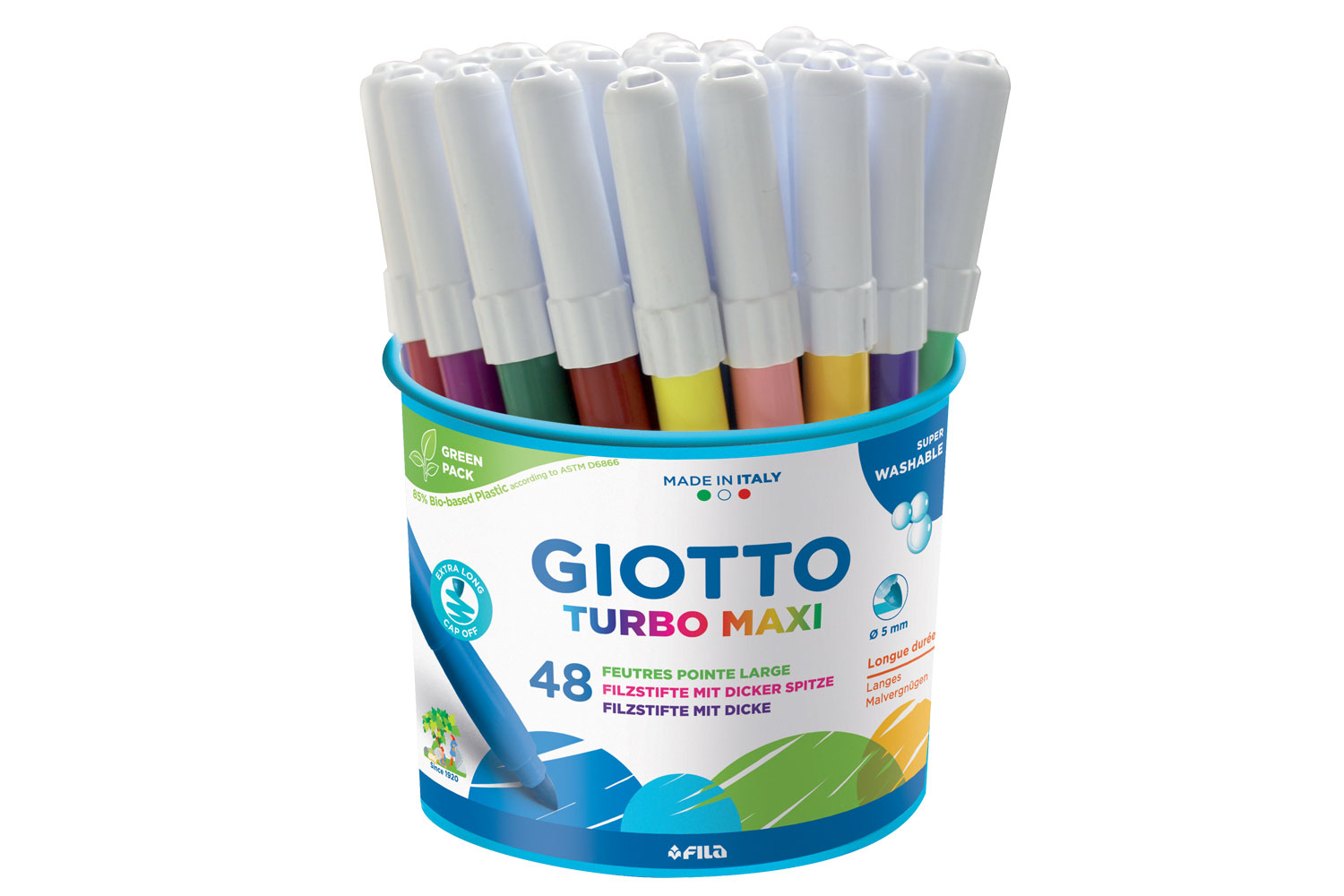 Feutres GIOTTO Turbo Maxi - Pointe large - Feutres pointes larges