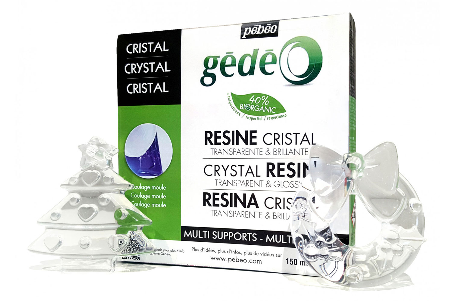Kit Résine cristal BIO - Résine - 10 Doigts