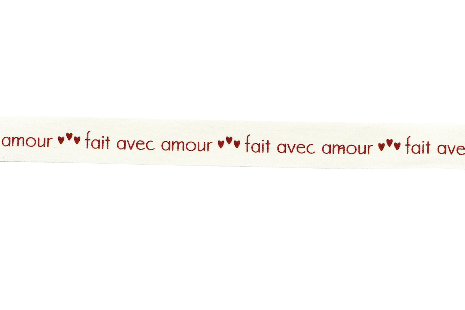 Bracelet ruban en satin rouge PAPA D'AMOUR