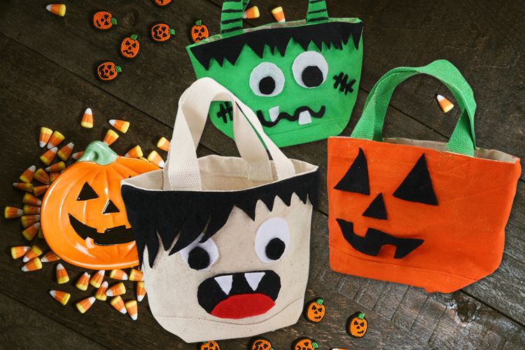 Sac à bonbons pour Halloween