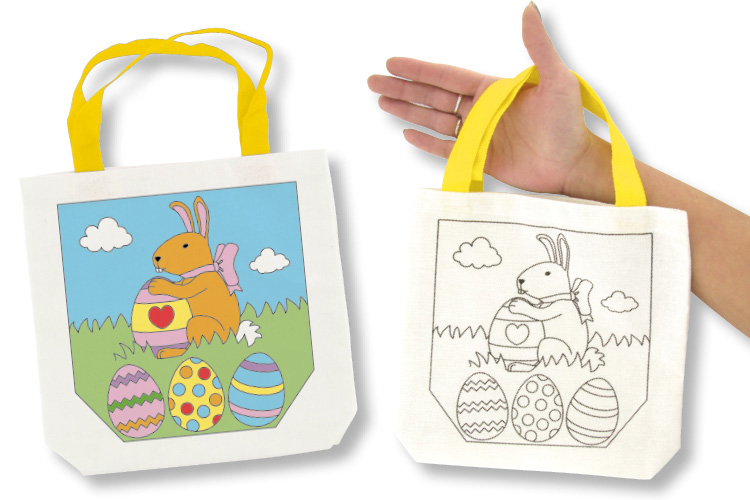Sac à colorier "Pâques"