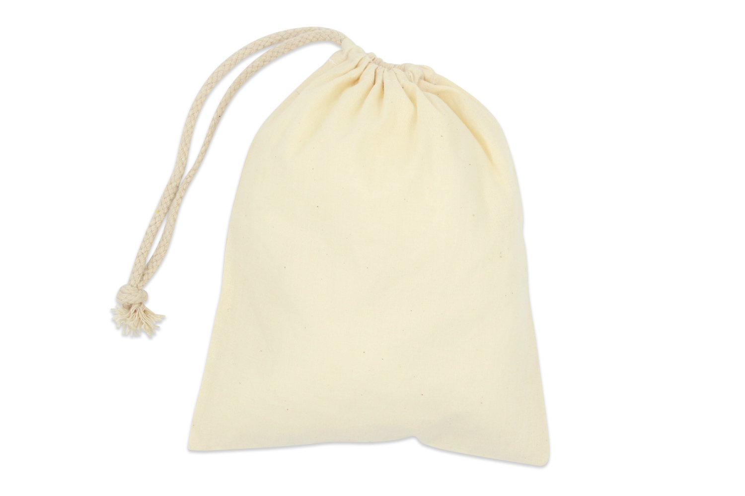 Petit sac coton à cordelette - Supports tissus - 10 Doigts