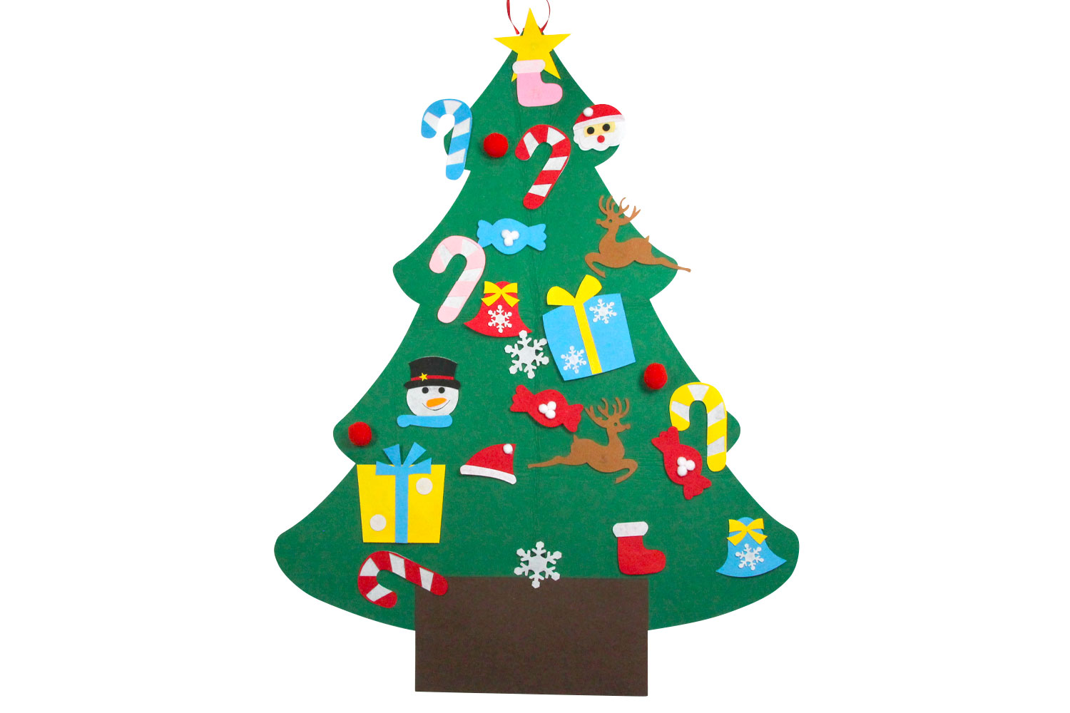 sapin de noel en feutrine